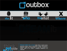 Tablet Screenshot of piensaoutbox.com